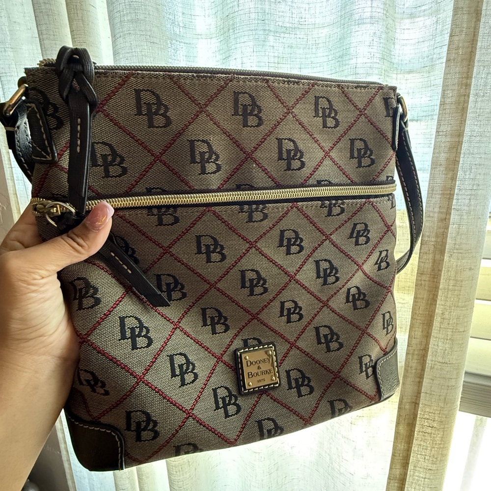 Dooney & Bourke Diamond Pattern Shoulder Bag